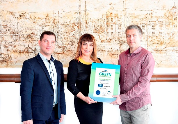 Енерго-Про връчи удостоверение за зелена енергия на Варна Конфекция